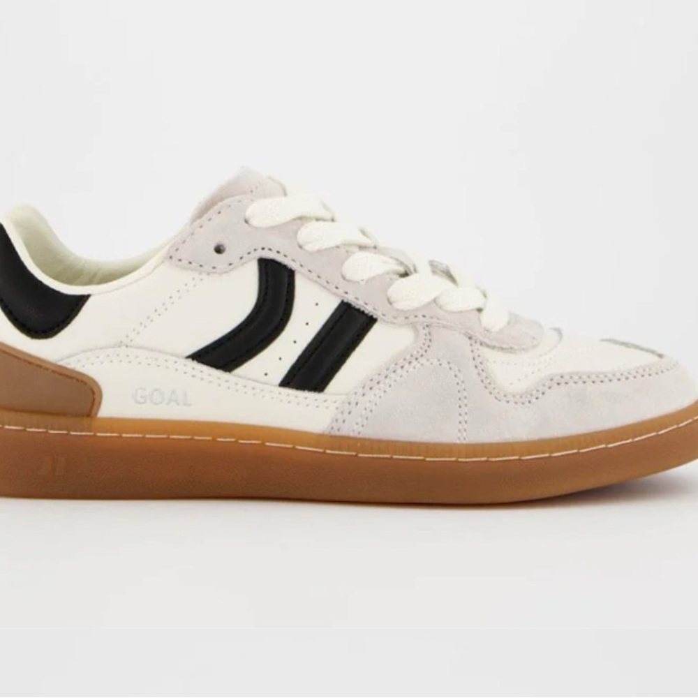 Coolway Black and White GOAL Sneakers